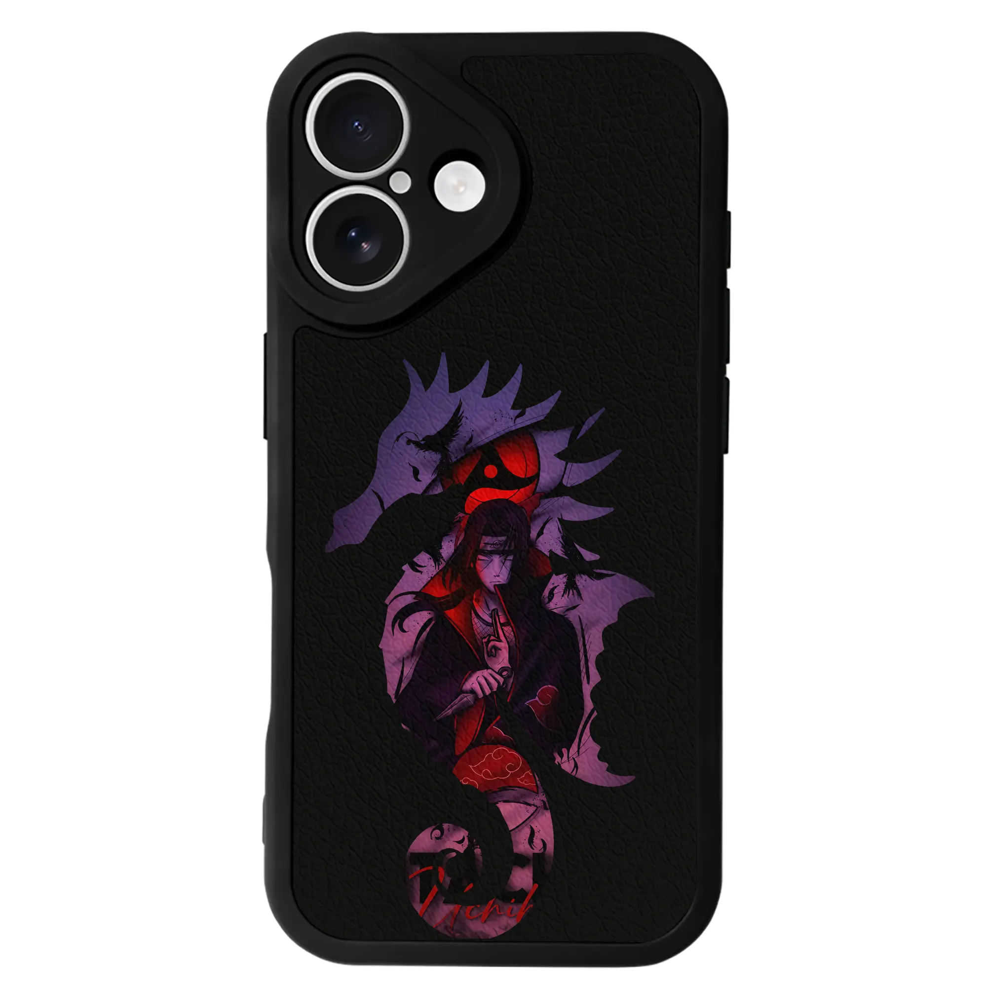 ナルト グッズ うちは イタチ - IPhone 16シリーズ対応 ・ シリコンスマホケース ・ レザー調 ・ 高精度フィット ・ 耐衝撃 ・ ワイヤレス充電対応 ・ 精密カット